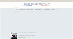 Desktop Screenshot of myfrenchuniversity.com