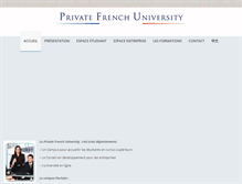 Tablet Screenshot of myfrenchuniversity.com